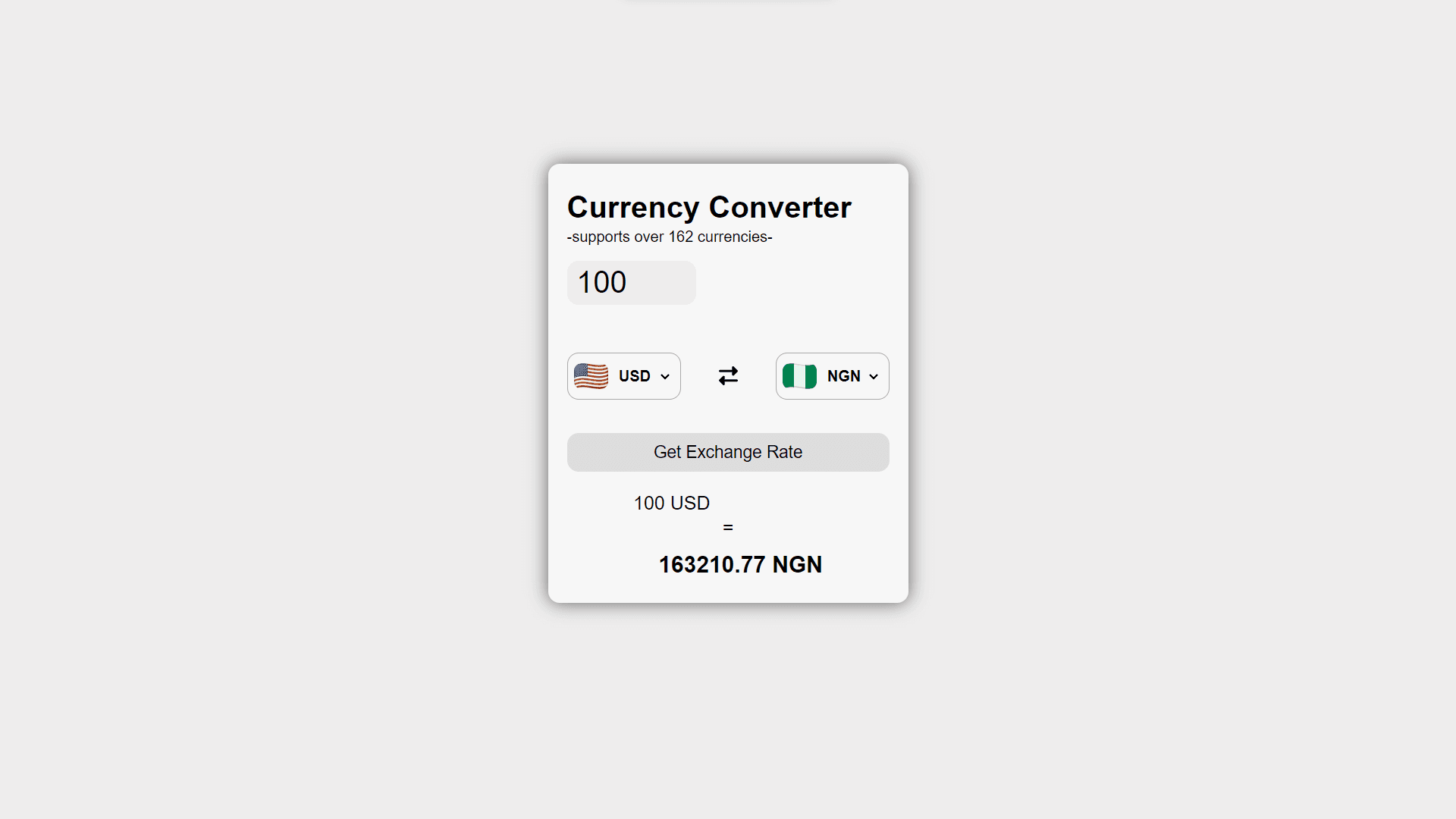 Currency Converter project